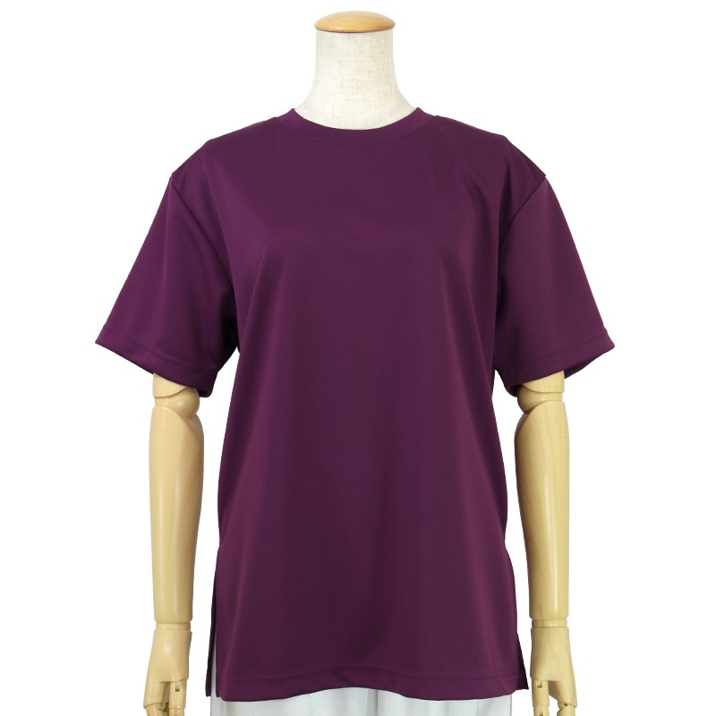 ＊＊吸汗ドライTシャツ なでしこピンク【半袖・ラインストーン】