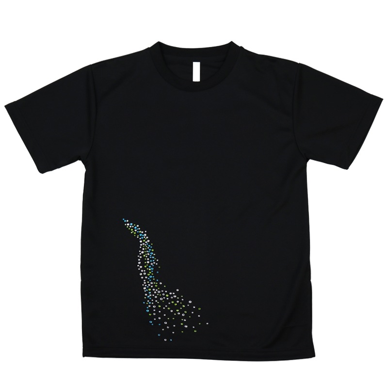 ＊＊吸汗ドライTシャツ 爽【半袖・ラインストーン】