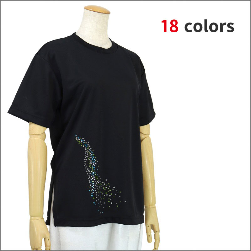 ＊＊吸汗ドライTシャツ 爽【半袖・ラインストーン】