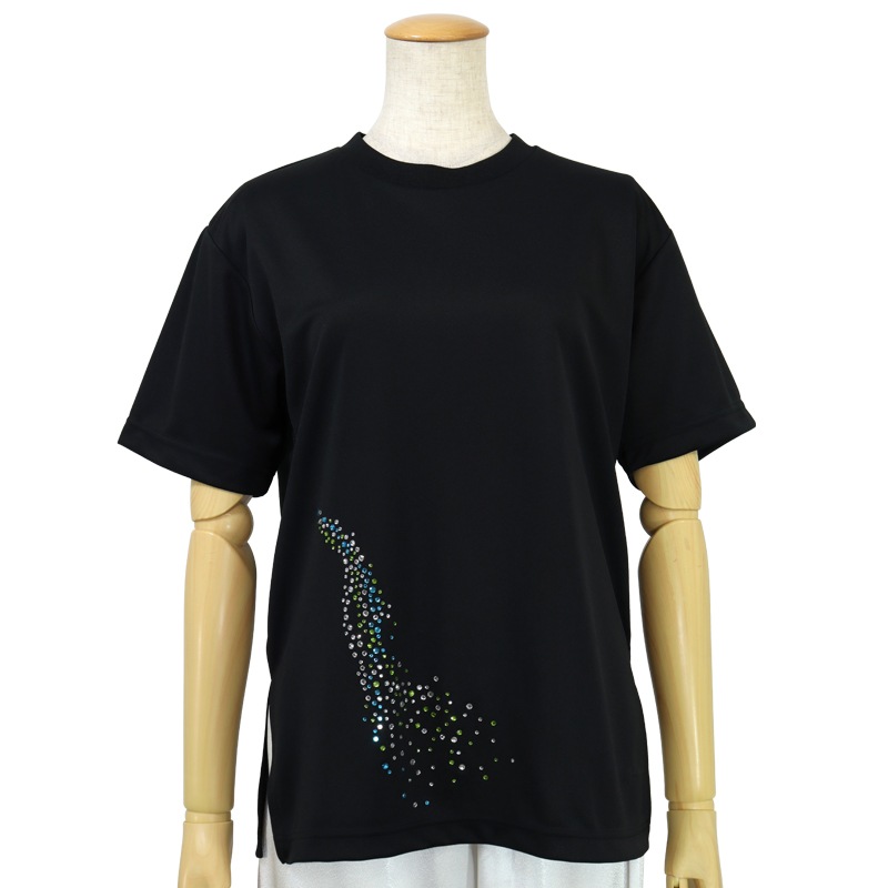 ＊＊吸汗ドライTシャツ 爽【半袖・ラインストーン】