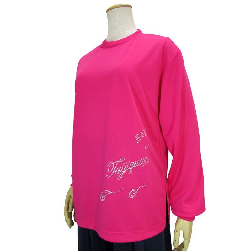 **吸汗ドライTシャツ Taichi【長袖・ラインストーン】