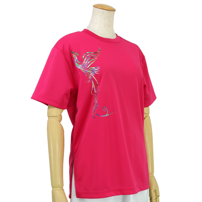 ＊＊吸汗ドライTシャツ 虹の鳳凰【半袖・プリント】