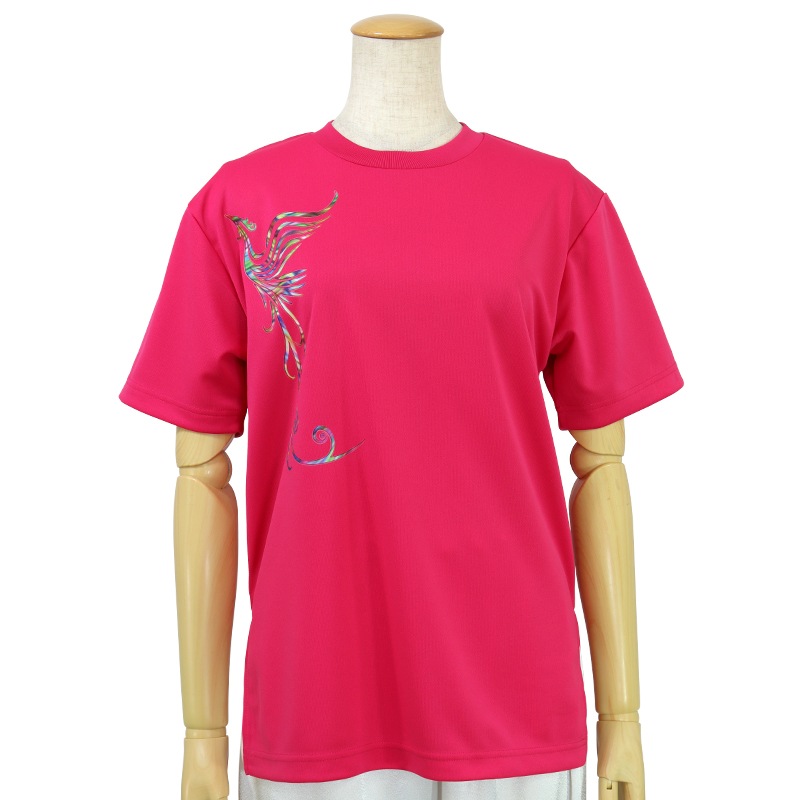 ＊＊吸汗ドライTシャツ 虹の鳳凰【半袖・プリント】