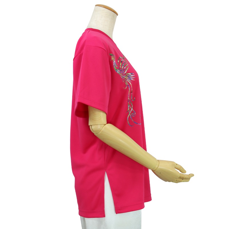 ＊＊吸汗ドライTシャツ 虹の鳳凰【半袖・プリント】