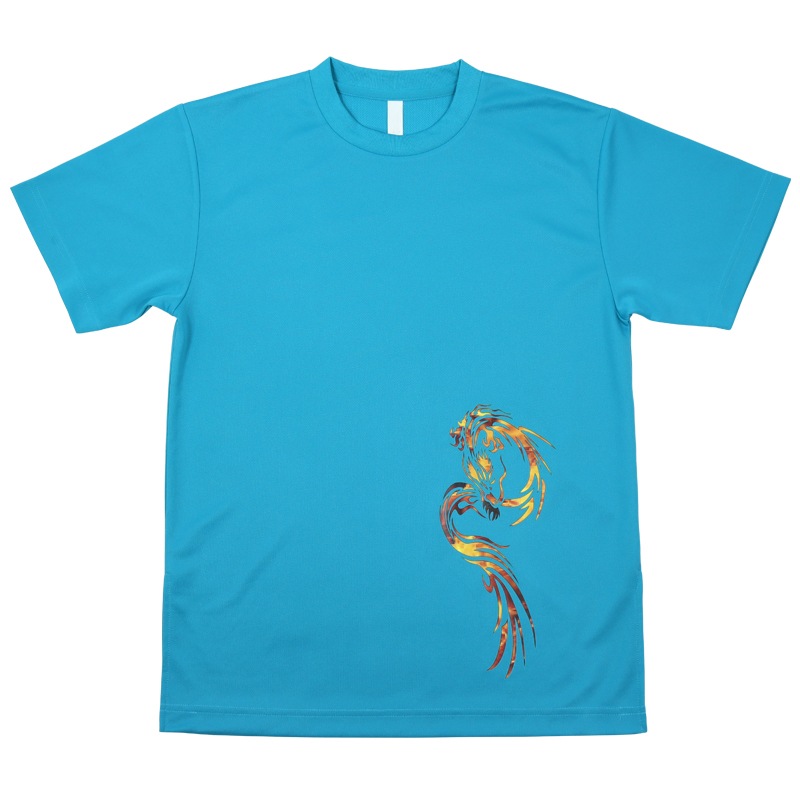 ＊＊吸汗ドライTシャツ 炎龍【半袖・プリント】