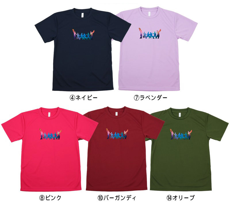 ＊＊吸汗ドライTシャツ コスモ演舞【半袖・プリント】