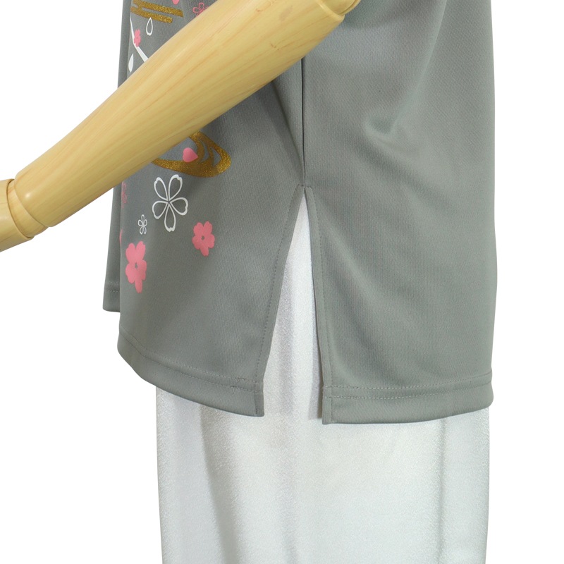 ＊＊吸汗ドライTシャツ 和柄(桜)【半袖・プリント】