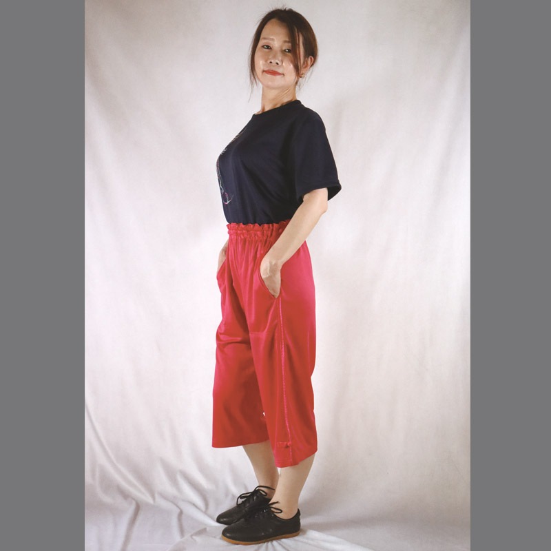 チャイナ六分丈パンツ