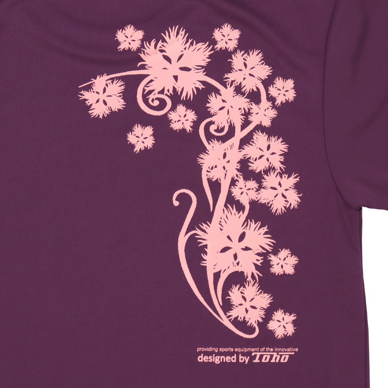 **吸汗ドライTシャツ なでしこ【半袖・プリント】