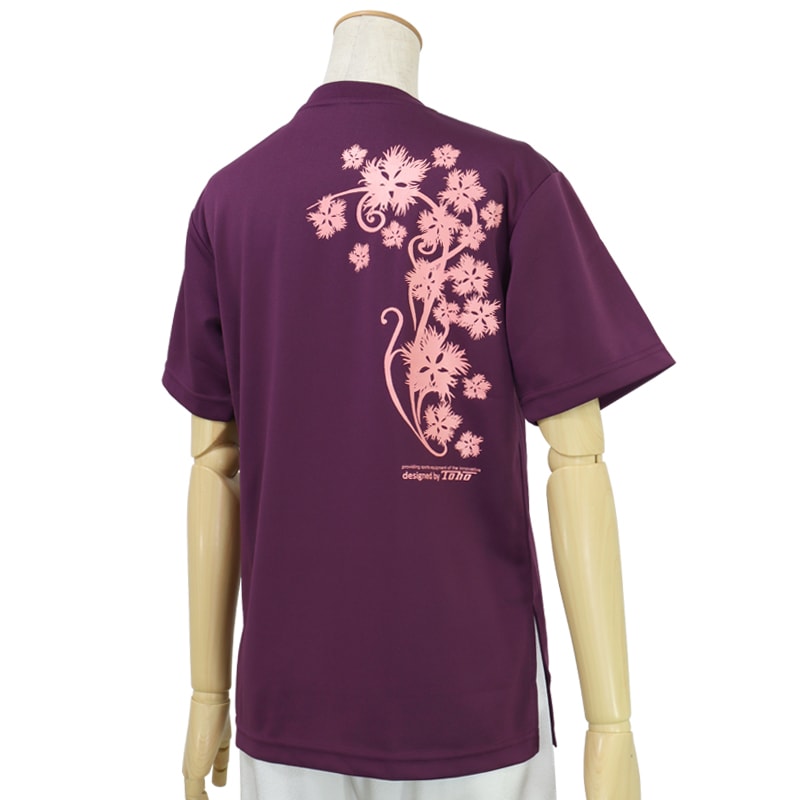 **吸汗ドライTシャツ なでしこ【半袖・プリント】