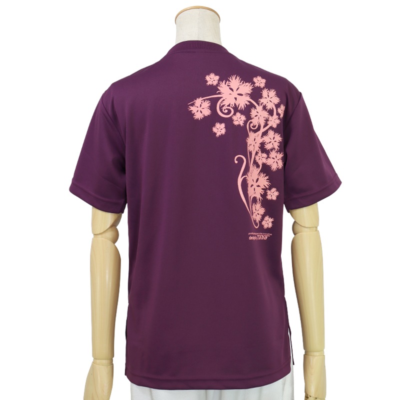 **吸汗ドライTシャツ なでしこ【半袖・プリント】