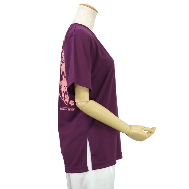 **吸汗ドライTシャツ なでしこ【半袖・プリント】