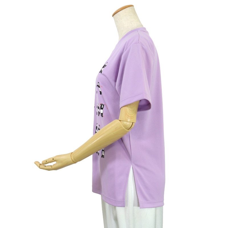 **吸汗ドライTシャツ パンダ24【半袖・プリント】