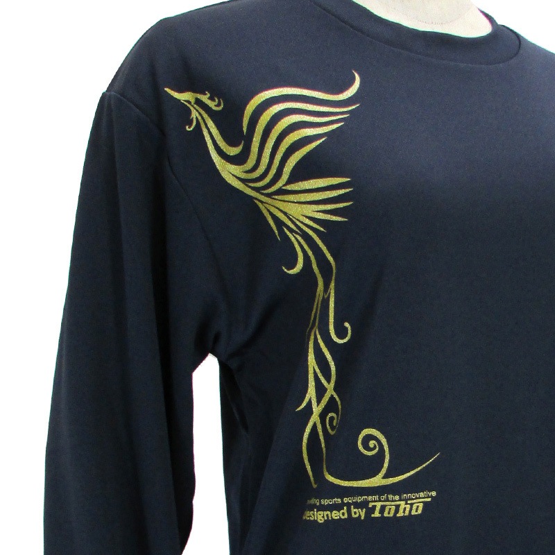 ＊＊吸汗ドライTシャツ 鳳凰【長袖・プリント】