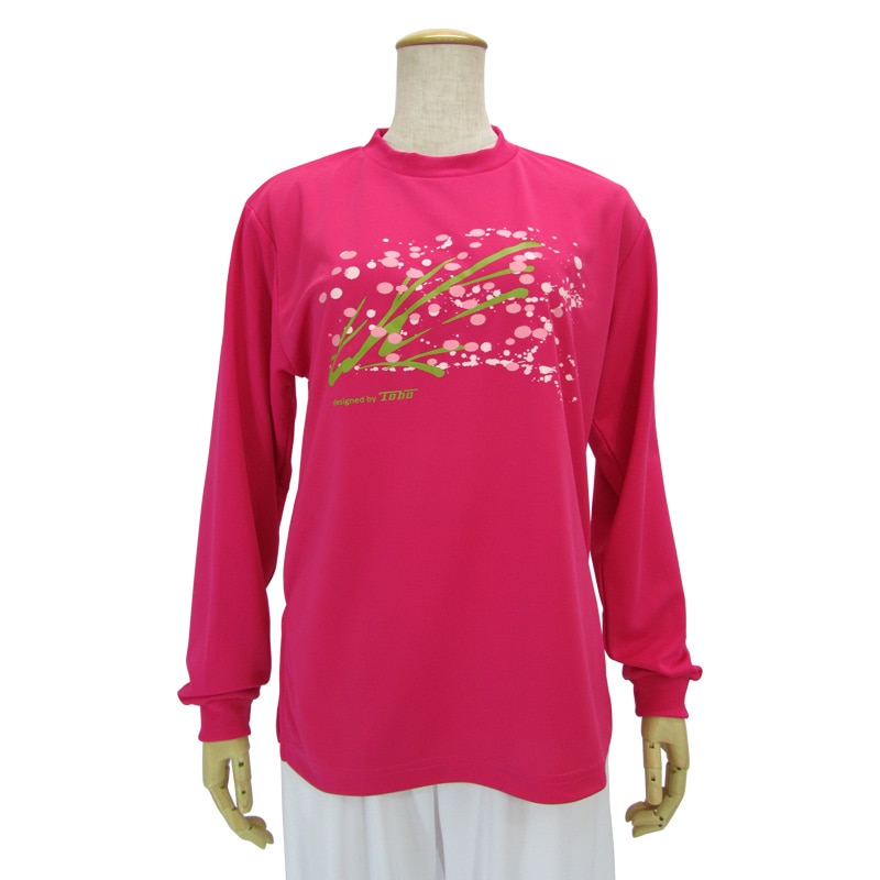 **吸汗ドライTシャツ 華【長袖・プリント】