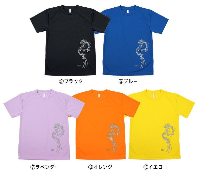 ＊＊吸汗ドライTシャツ 降龍【半袖・プリント】