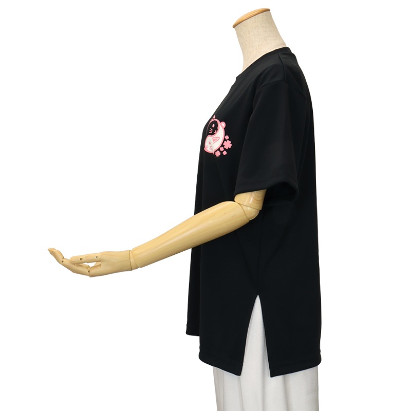 ＊＊吸汗ドライTシャツ 太極図うさぎ タイチーラビット【半袖・プリント】