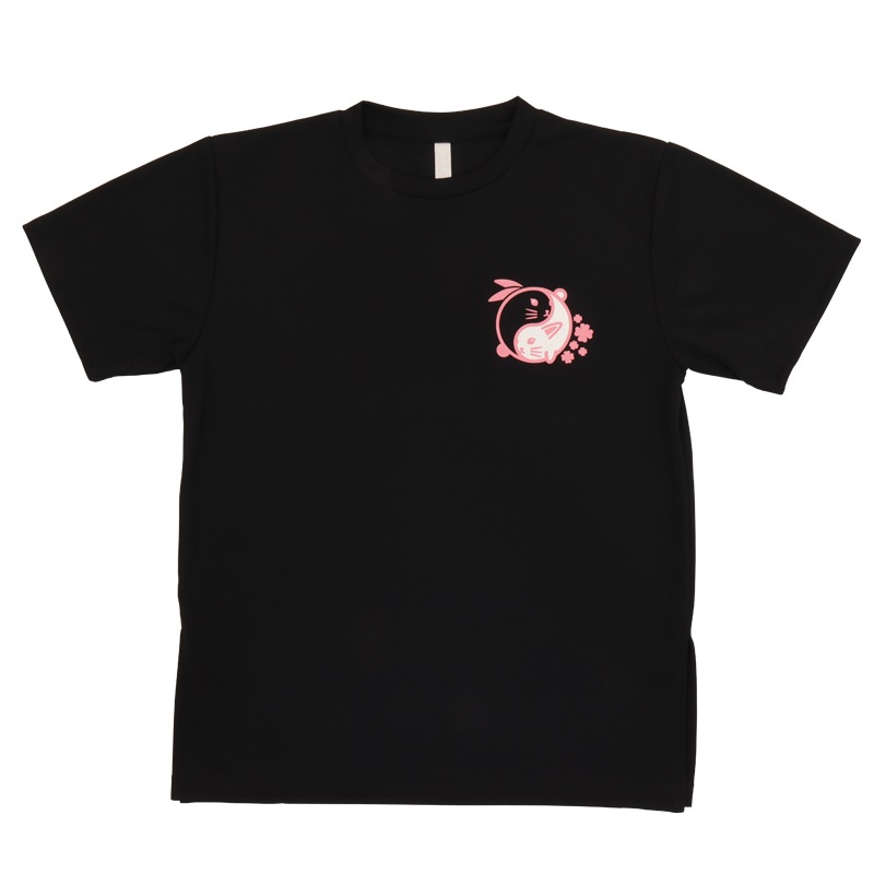 ＊＊吸汗ドライTシャツ 太極図うさぎ タイチーラビット【半袖・プリント】