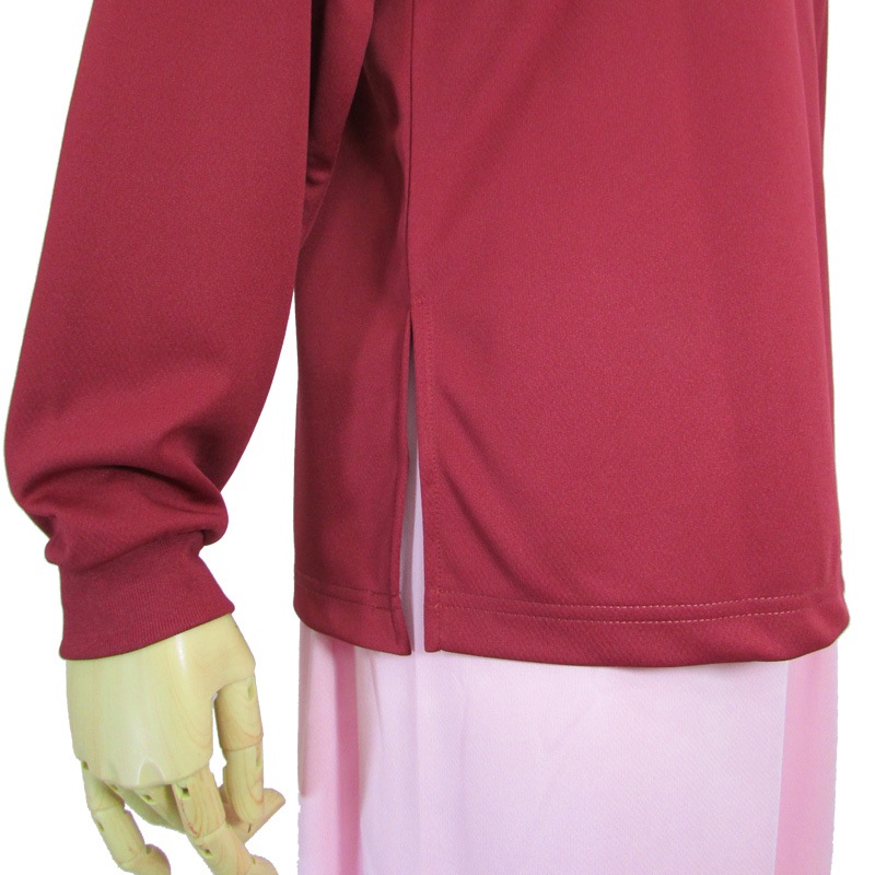 ＊＊吸汗ドライTシャツ 陰陽(桜)【長袖・プリント】