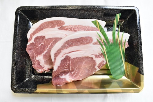 【肉のカジ】美明豚 ロースとんかつソテー用　２８０ｇ（１４０ｇ×２枚）