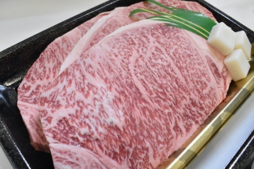 【肉のカジ】ステーキセット ●A5ランク●常陸牛サーロインステーキ３００ｇ×３枚＋美明豚ロースステーキ１４０ｇ×３枚