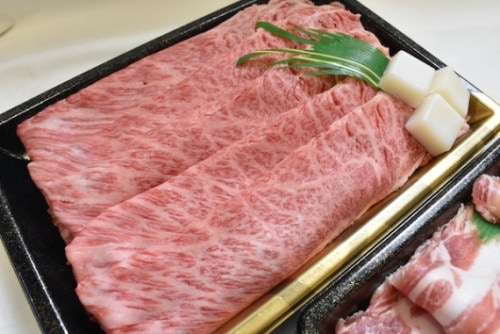 【肉のカジ】しゃぶしゃぶセット ●A5ランク●常陸牛肩ロース７８０ｇ＋美明豚６００ｇ（ロース３００ｇばら３００ｇ）