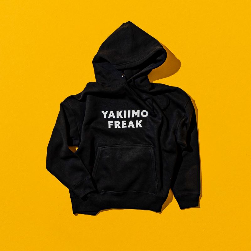 【さつまいもアパレル商品】パーカー 黒　サイズＭ