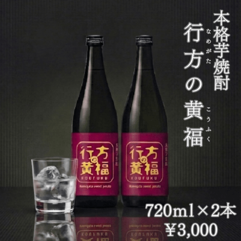 本格芋焼酎　行方の黄福（なめがたのこうふく）2本セット