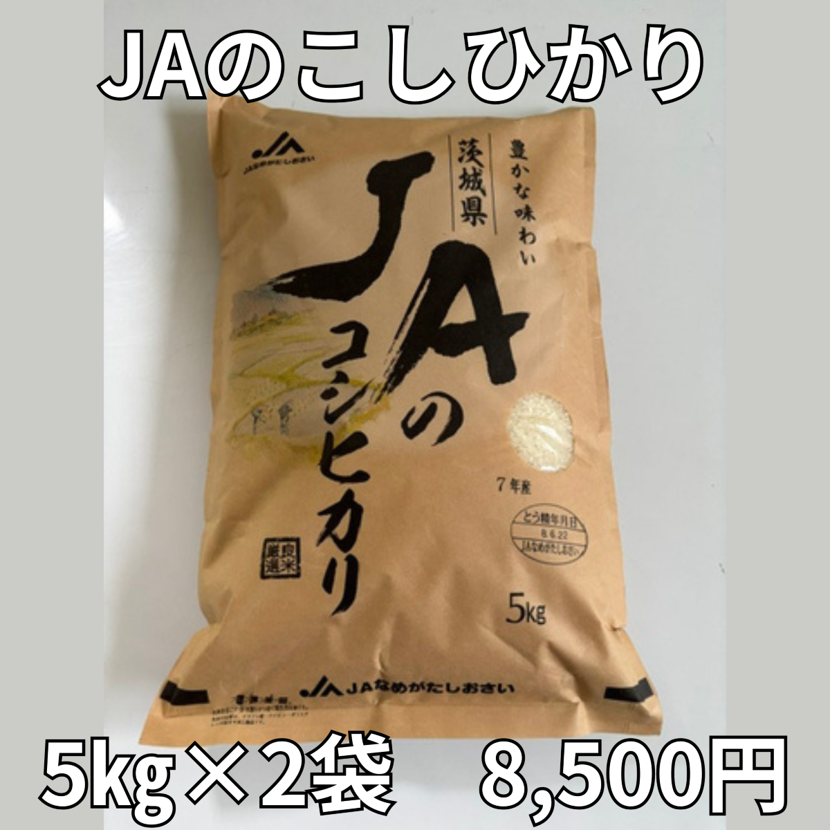 JAのこしひかり10㎏(5㎏×2袋)