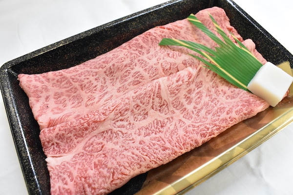 【肉のカジ】●A5ランク●常陸牛 肩ロースすき焼き用　１８０ｇ