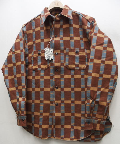 トップス JohnGluckowWAREHOUSELot JG-22 The Heater Warehouse Lot. JG-22 The Heater Brown