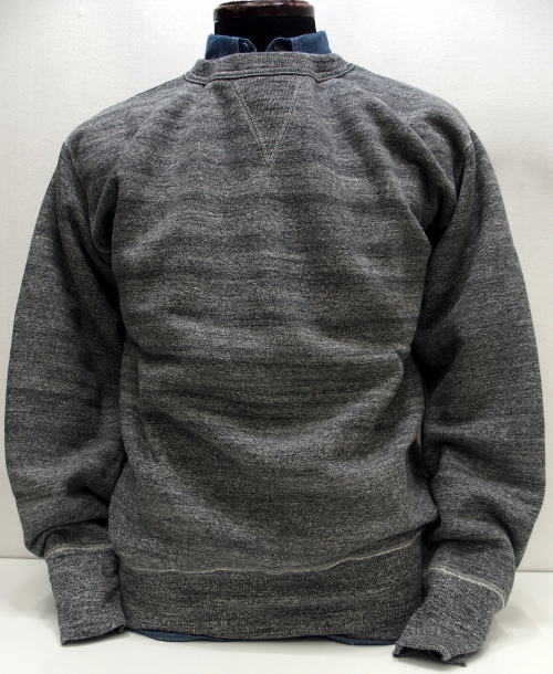 DENIME(ドゥニーム)by WAREHOUSE [Lot.260 4-Needle Front V Crew Neck 