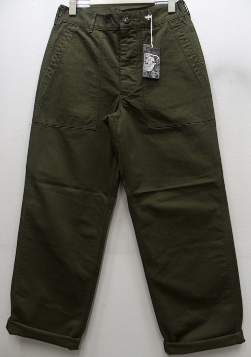 COLIMBO(コリンボ)[50's Army Utility Trousers-Fort Knox/Olive-Plain