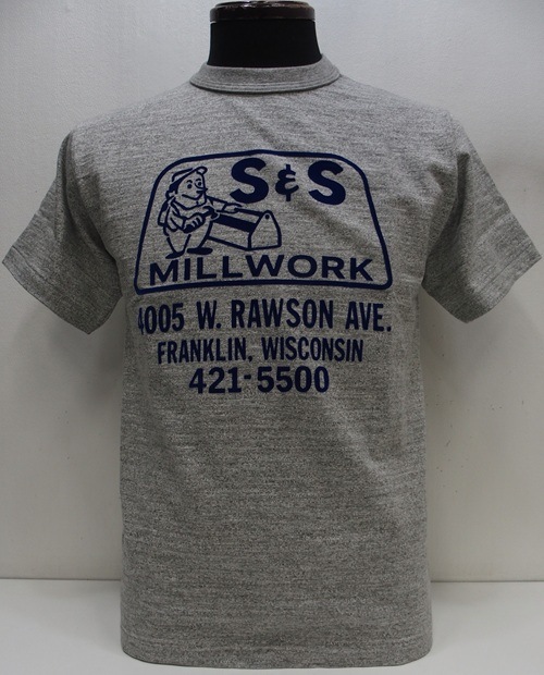 WAREHOUSE(ウエアハウス)[Lot.4601 S&S/Original Tee-Heather