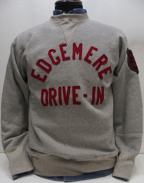 ウエアハウス　スウェット　Lot401 HEATHER GRAY WAREHOUSE（ウエアハウス）[Lot.401 SET-IN SLEEVE SWEAT/EDGEMERE