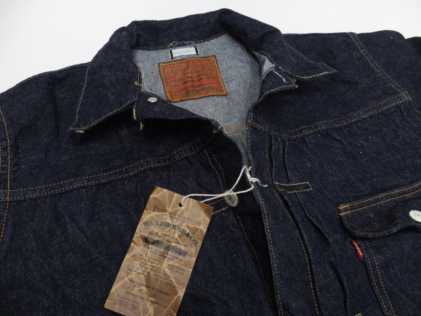 WAREHOUSE(�������ϥ���)[Lot.DD-2001/T BACK STYLE DENIM JACKET/Indigo-One Wash]