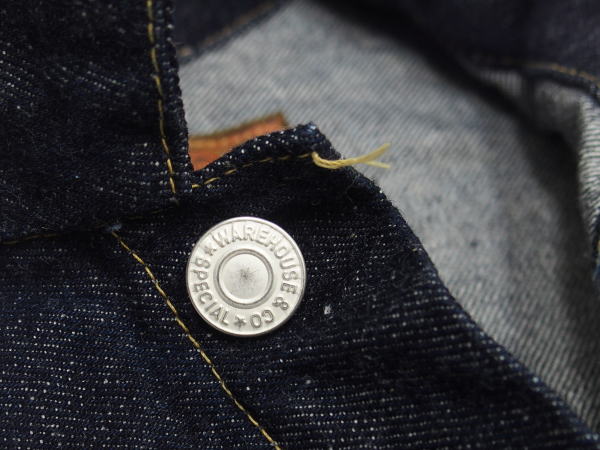 WAREHOUSE(�������ϥ���)[Lot.DD-2001/T BACK STYLE DENIM JACKET/Indigo-One Wash]