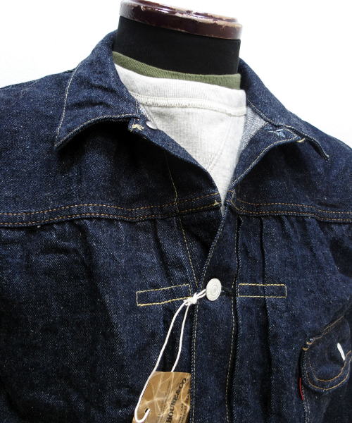 WAREHOUSE(�������ϥ���)[Lot.DD-2001/T BACK STYLE DENIM JACKET/Indigo-One Wash]