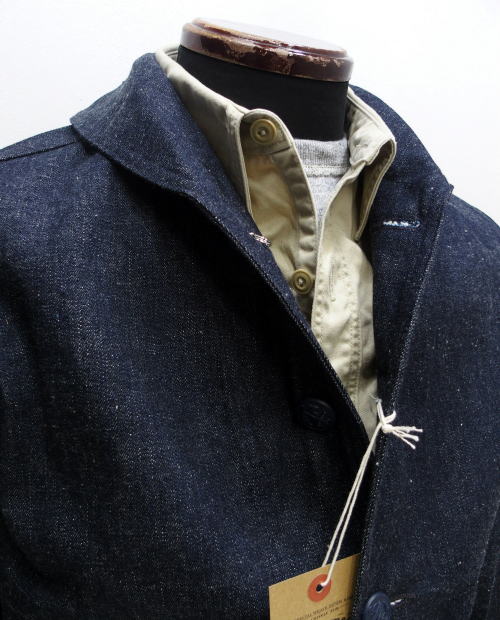 WAREHOUSE(�������ϥ���) [Lot.2220 U.S.NAVY SHAWL COLLAR COVERALL/Indigo]