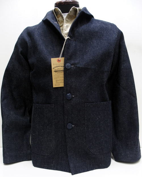 WAREHOUSE(�������ϥ���) [Lot.2220 U.S.NAVY SHAWL COLLAR COVERALL/Indigo]
