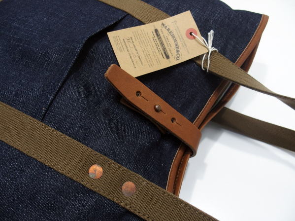 WAREHOUSE(�������ϥ���) [Lot.5212 DENIM TOTE BAG-Indigo]