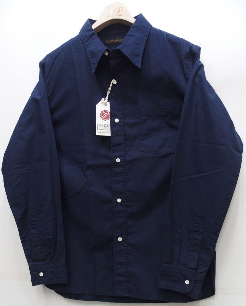 FULLCOUNT(�ե륫�����) [Lot.4073-1 Informal Dress Shirt Plain/Navy]