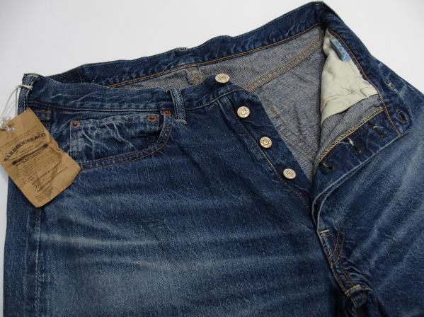 WAREHOUSE(ϥ) [2ND-HAND Lot.1101/Real Vintage Used Wash/Button-fly]