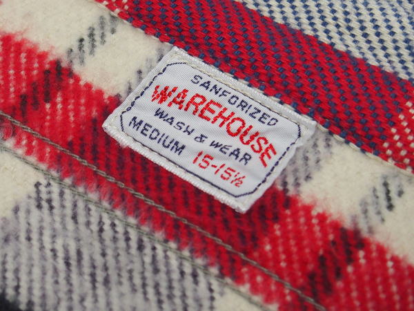 WAREHOUSE(�������ϥ���) [Lot.3104 FLANNEL SHIRTS/One-Wash Type-D Blue]