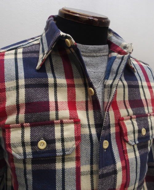 WAREHOUSE(�������ϥ���) [Lot.3104 FLANNEL SHIRTS/One-Wash Type-D Blue]