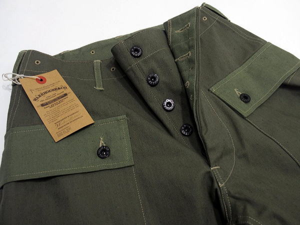 WAREHOUSE(ウエアハウス) Military Pants [Lot.1097 USMC Herringbone