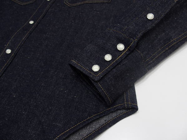 WAREHOUSE(�������ϥ���) [LONG HORN TYPE DENIM WESTERN SHIRTS/Lot. 3001]