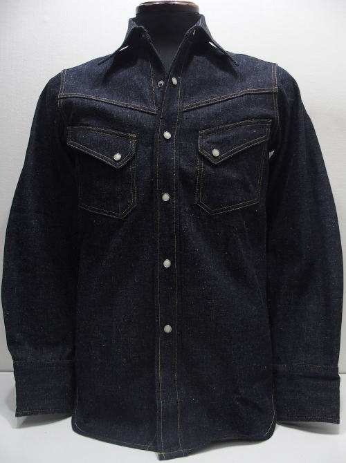 WAREHOUSE(�������ϥ���) [LONG HORN TYPE DENIM WESTERN SHIRTS/Lot. 3001]