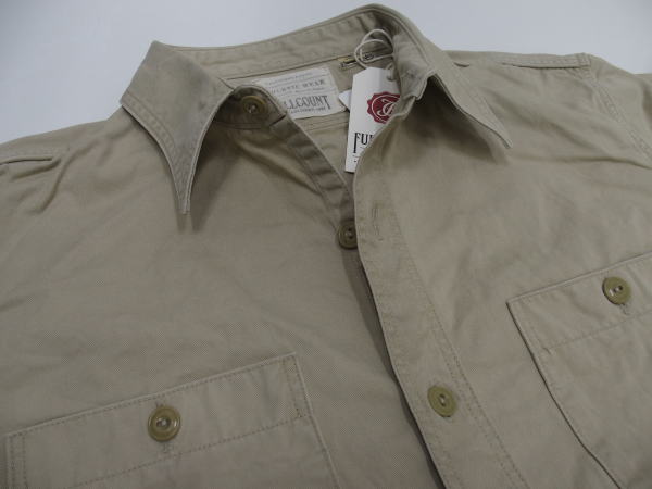 FULLCOUNT(ե륫) [Lot.4890C Chino Work Shirt/Beige]