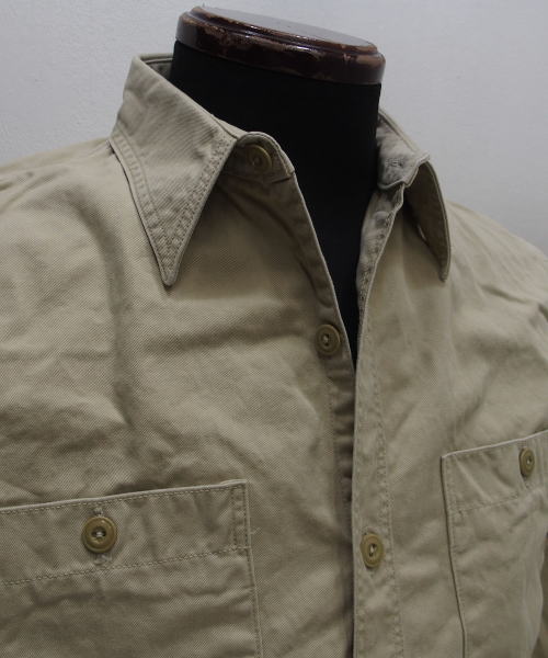 FULLCOUNT(ե륫) [Lot.4890C Chino Work Shirt/Beige]